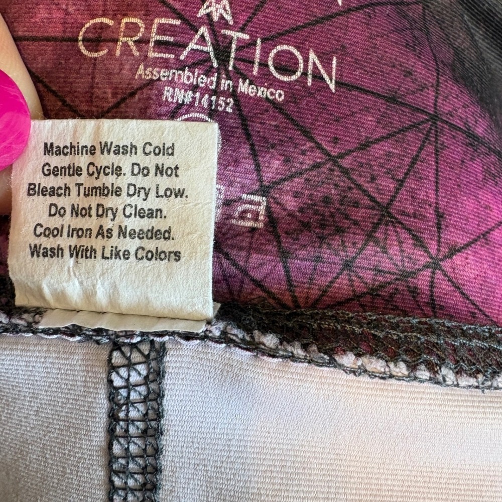 Evolution & Creation Sacred Projection High Waist Yoga Leggings, Medium, Gym - Picture 5 of 5